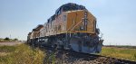 UP 5767 Lead Locomotive of 4 Brand New C44ACM's Waiting to Be Picked Up By the BNSF Railway.